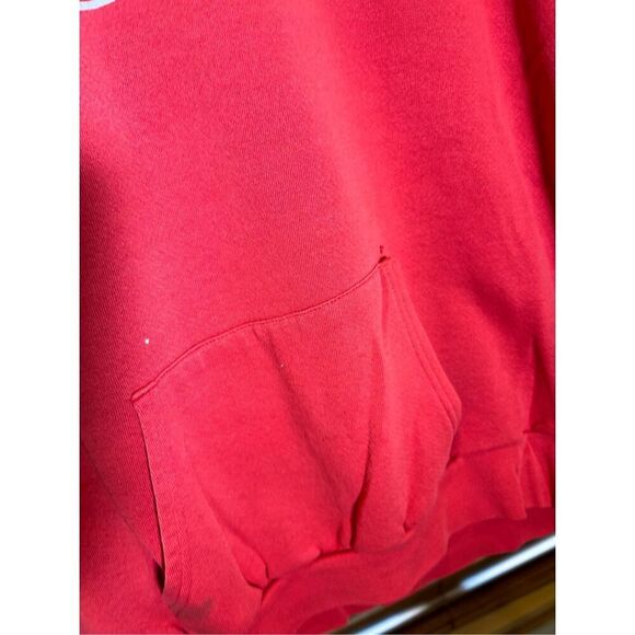 Vintage 2000 CSA Kansas City Chiefs NFL Football Script Logo hoodie Size Mens XL - Picture 2 of 6